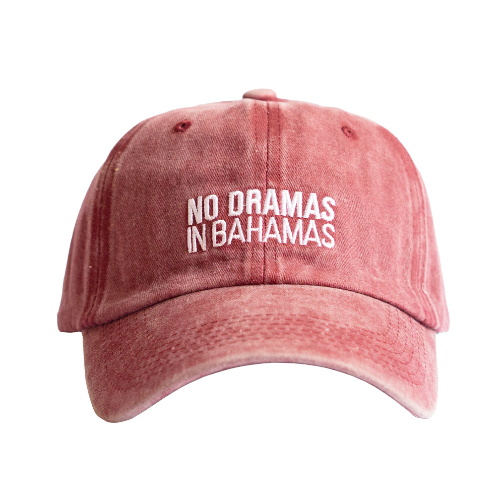 No dramas rojo – frontal Gorra No Dramas Rojo - Image 1